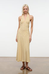 LOUISE SILK DRESS | MONDAY STRIPE