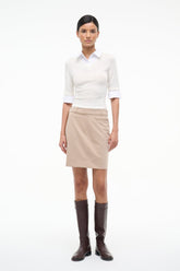 GEO MINI DRESS | BARLEY IVORY