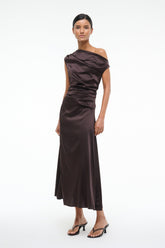 PHARE SILK DRESS | EARTH