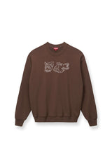 OVERSIZED SWEATSHIRT | BROWN
